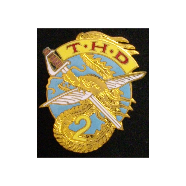 VIETNAM : 2°T.H.D COMPAGNIE DE QUARTIER GÉNÉRAL ÉMAIL