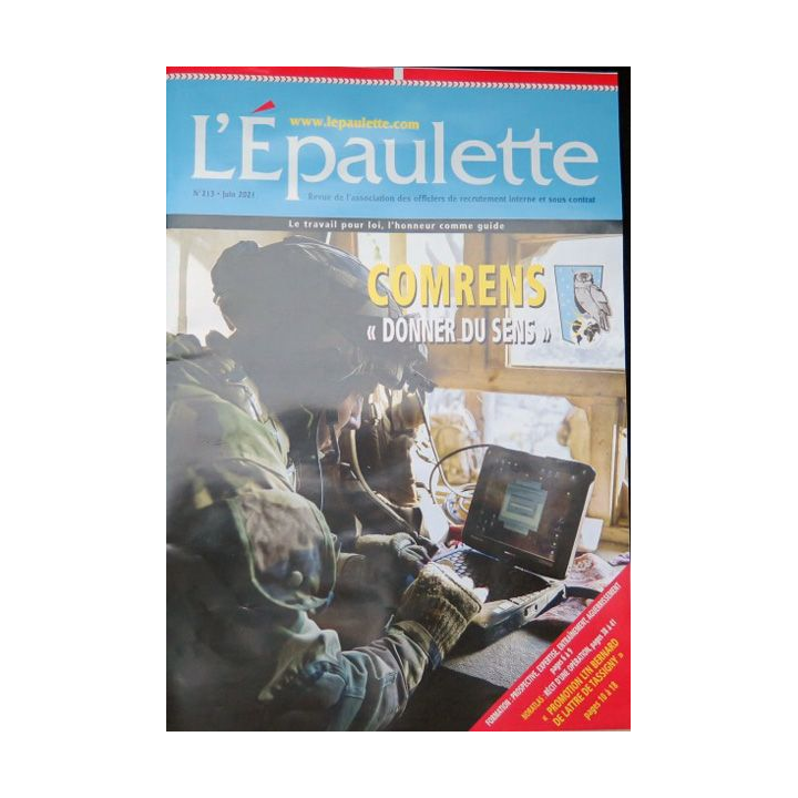 L'ÉPAULETTE n° 213 juin 2021 : Revue de l'épaulette sur le COMRENS " donner du sens "