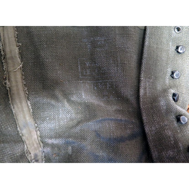 MILITARIA : paire de guêtres en toile kaki modèle US ? 1938 ?
