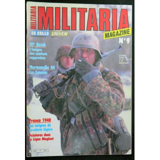 MILITARIA Magazine n° 9 de février mars 86 insignes de cavalerie légère