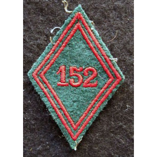 LOSANGE DE BRAS MODÈLE 45 : Ecusson troupe de la 152° compagnie de transit et de garnison