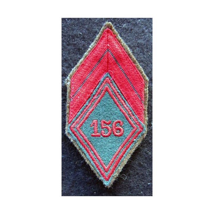 LOSANGE DE BRAS MODÈLE 45 : Ecusson de caporal du centre d'instruction du Train N° 156 en 1956
