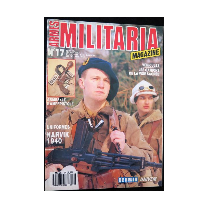 ARMES MILITARIA Magazine n° 17 février 1987 les uniformes Narvik 1940