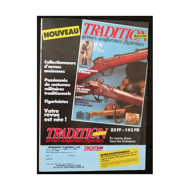 ARMES MILITARIA Magazine n° 19 d'avril 1987 sur les ouvrages de la ligne Maginot