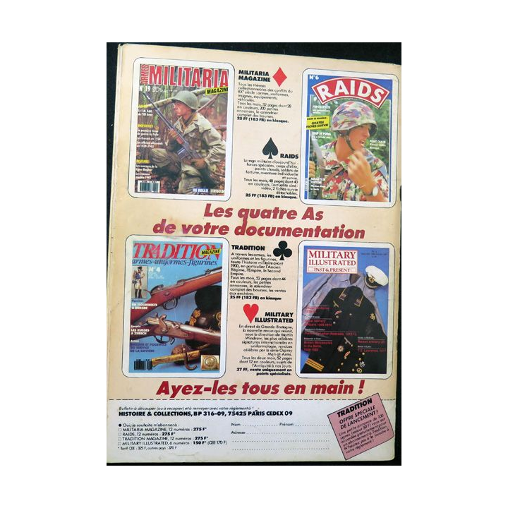 ARMES MILITARIA Magazine n° 22 / 23 de juillet - août 1987 sur les paras US du jour J