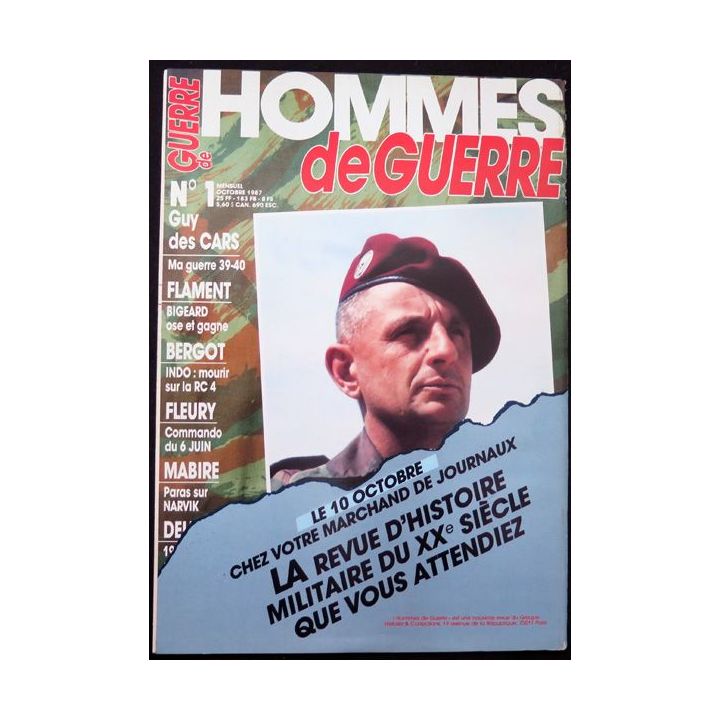 ARMES MILITARIA Magazine n° 25 de octobre 1987 sur les insignes du RIF