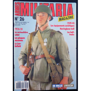 ARMES MILITARIA Magazine n° 26 1987 sur la cartouchière Lebel