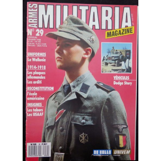 ARMES MILITARIA Magazine n° 29 1988 sur les insignes des Tabors