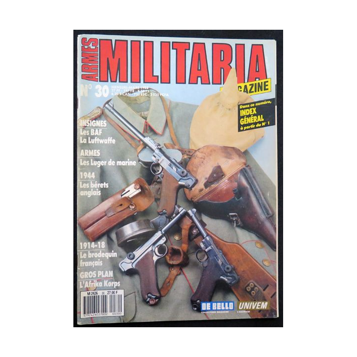ARMES MILITARIA Magazine n° 30 1988 sur le brodequin français 1914-1918