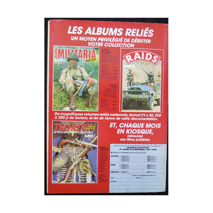 ARMES MILITARIA Magazine n° 31 de avril 1988 sur les insignes des Tabors