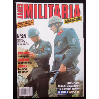 ARMES MILITARIA Magazine n° 34 de Juillet 1988 sur les insignes CSPLE