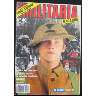 ARMES MILITARIA Magazine n° 40 1988 sur le Général français 1940-1944