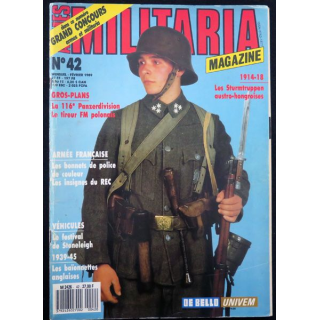 ARMES MILITARIA Magazine n° 42 1989 sur les calots et insignes du REC