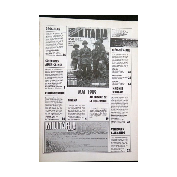 ARMES MILITARIA Magazine n° 45 insignes compagnies méharistes françaises
