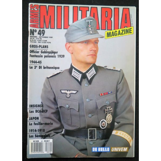 ARMES MILITARIA Magazine n° 49 septembre 1989 sur les insignes BCA BCP