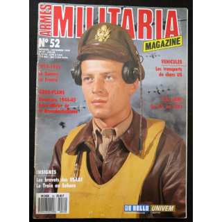 ARMES MILITARIA Magazine n° 52 de décembre 1989 sur les Goumiers 1944-45