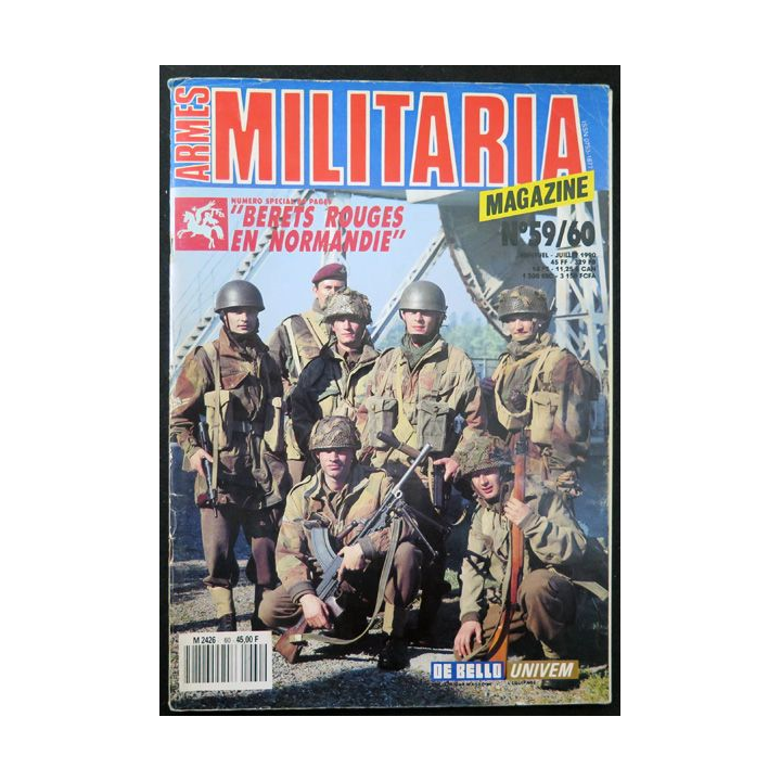 ARMES MILITARIA Magazine n° 59-60 sur les bérets rouges en Normandie