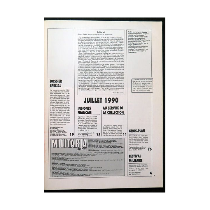 ARMES MILITARIA Magazine n° 59-60 sur les bérets rouges en Normandie