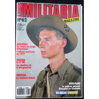 ARMES MILITARIA Magazine n° 62 de septembre 1990 sur les insignes de la 2° DB