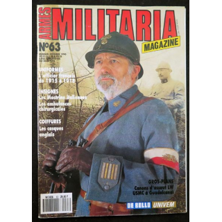 ARMES MILITARIA Magazine n° 63  insignes des ambulances chirurgicales