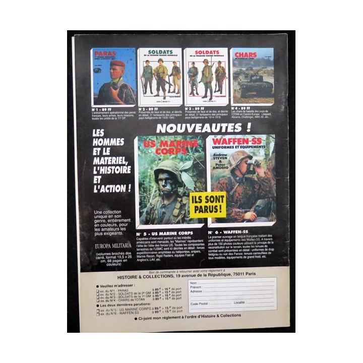 ARMES MILITARIA Magazine n° 65 1990  insignes de la 3° DB 1941-1945