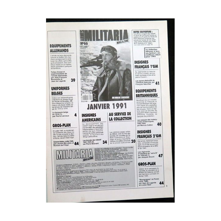 MILITARIA Magazine n° 66 insignes des régiments d'Infanterie 1939-1940