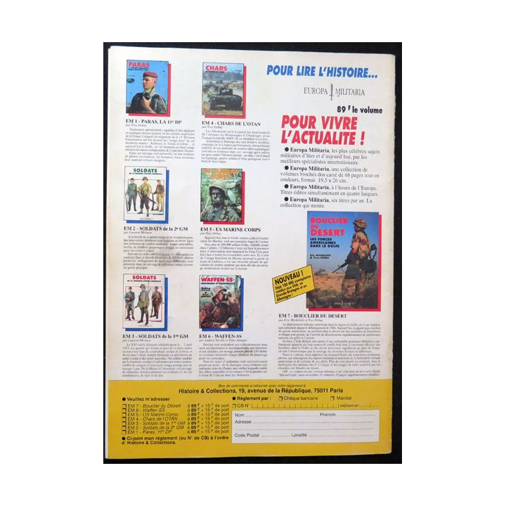 ARMES MILITARIA Magazine n° 69 de avril 1991 sur les insignes de la cavalerie du Levant