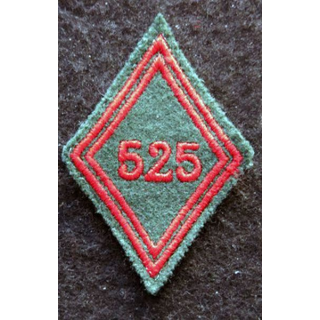 LOSANGE DE BRAS MODÈLE 45 : Ecusson troupe du 525° régiment du Train 1978