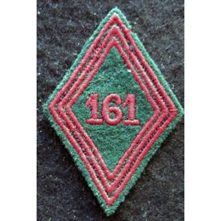 LOSANGE DE BRAS MODÈLE 45 : Ecusson troupe du Centre d'instruction du train N° 161 (CIT 161) Maroc 1957