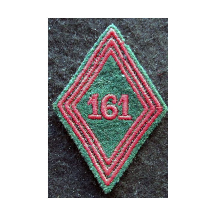 LOSANGE DE BRAS MODÈLE 45 : Ecusson troupe du Centre d'instruction du train N° 161 (CIT 161) Maroc 1957