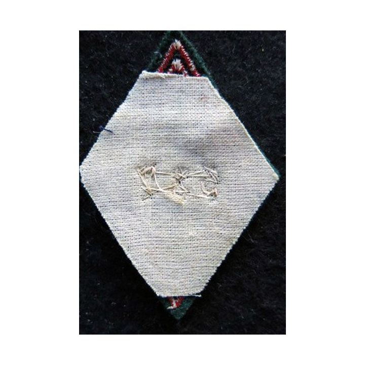 LOSANGE DE BRAS MODÈLE 45 : Ecusson officiers du 587° Bataillon du Train (587° BT) Alger 1957