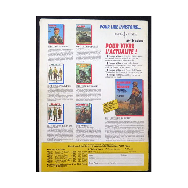 ARMES MILITARIA Magazine n° 71 de juin 1991 sur  insignes sahariens