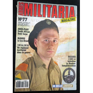 ARMES MILITARIA Magazine n° 77 sur les insignes de l'ABC en Indochine