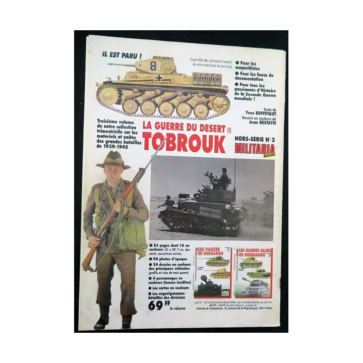ARMES MILITARIA Magazine n° 77 sur les insignes de l'ABC en Indochine