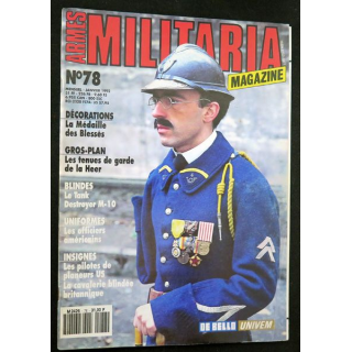 ARMES MILITARIA Magazine n° 78 de janvier 1992 sur la médaille des blessés