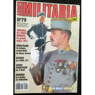 ARMES MILITARIA Magazine n° 79 sur les insignes des Spahis Indochine