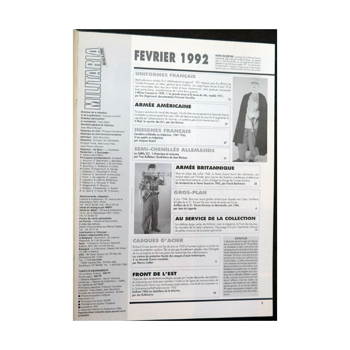 ARMES MILITARIA Magazine n° 79 sur les insignes des Spahis Indochine