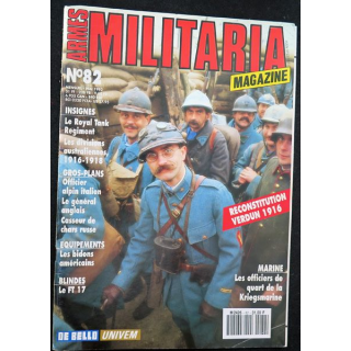 ARMES MILITARIA Magazine n° 82 de mai 1992 sur le FT 17