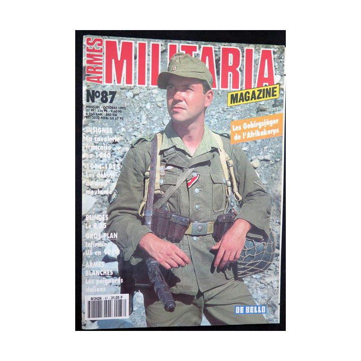 MILITARIA Magazine n° 87 insignes de la cavalerie française en 1940