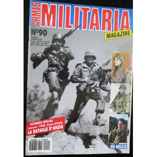 ARMES MILITARIA Magazine n° 90 de janvier 1993 la bataille d'Anzio