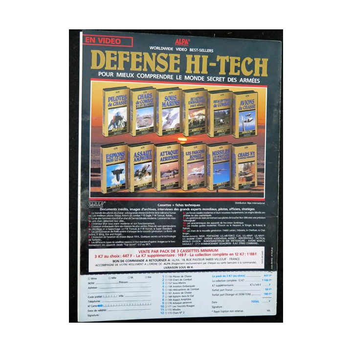 ARMES MILITARIA Magazine n° 90 de janvier 1993 la bataille d'Anzio