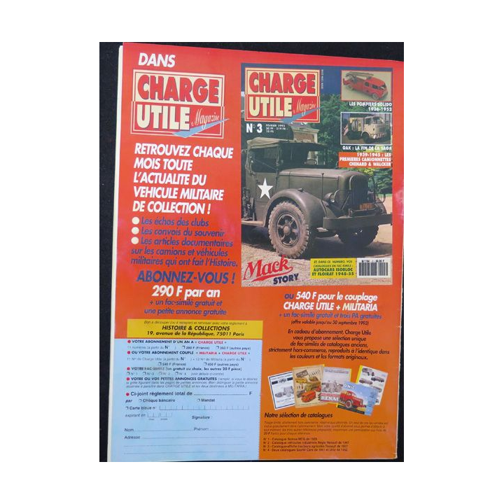 ARMES MILITARIA Magazine n° 91 de février 1993 les insignes des DCR