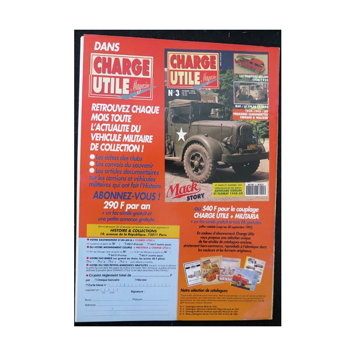 ARMES MILITARIA Magazine n° 93 de avril 1993 sur le Renault R 40