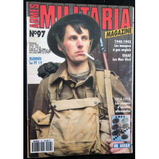 ARMES MILITARIA Magazine n° 97 de août 1993 sur le FT 17