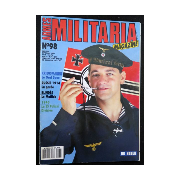 ARMES MILITARIA Magazine n° 98 septembre 1993 sur SS Polizei Division