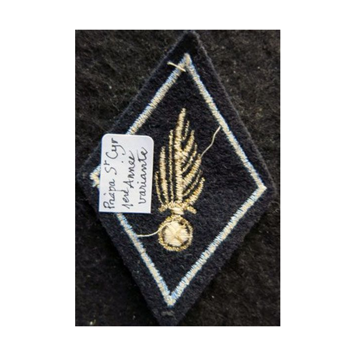 LOSANGE DE BRAS MODÈLE 45 : Ecusson de  Ecole de Saint  Cyr Coëtquidan Prépa 1° année