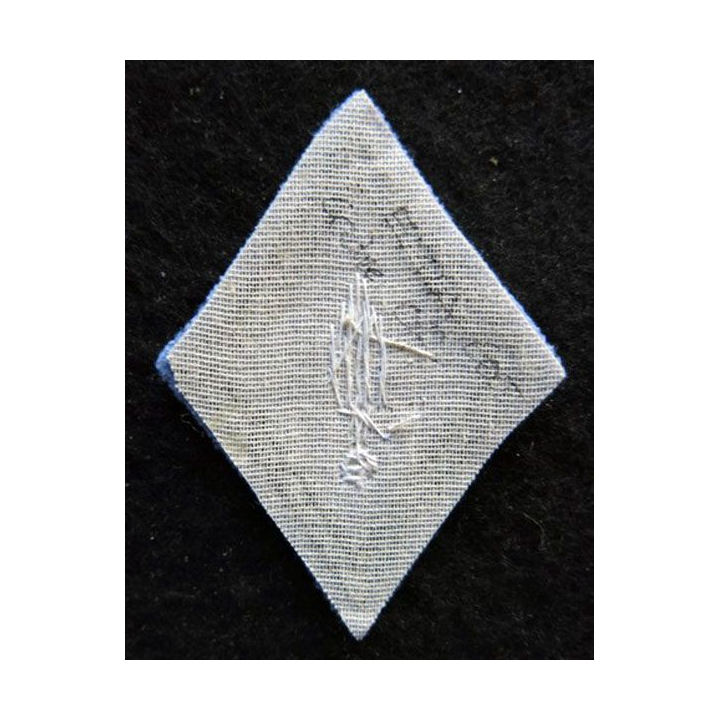 LOSANGE DE BRAS MODÈLE 45 : Ecusson officier du cadre EMIA  Saint  Cyr Coëtquidan en cannetille