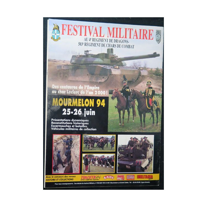 ARMES MILITARIA Magazine n° 105  d'avril 1994 sur le 1° BFMC France Libre