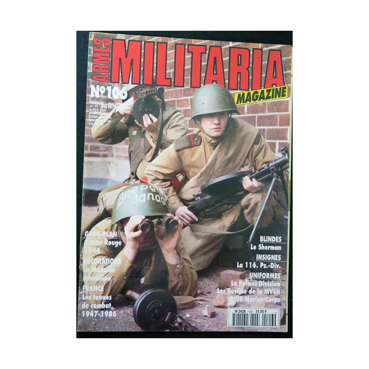 ARMES MILITARIA Magazine n° 106 de mai 1994 sur la médaille interalliée