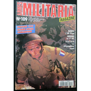 ARMES MILITARIA Magazine n° 109 de août 1994 sur les insignes 1° DFL
